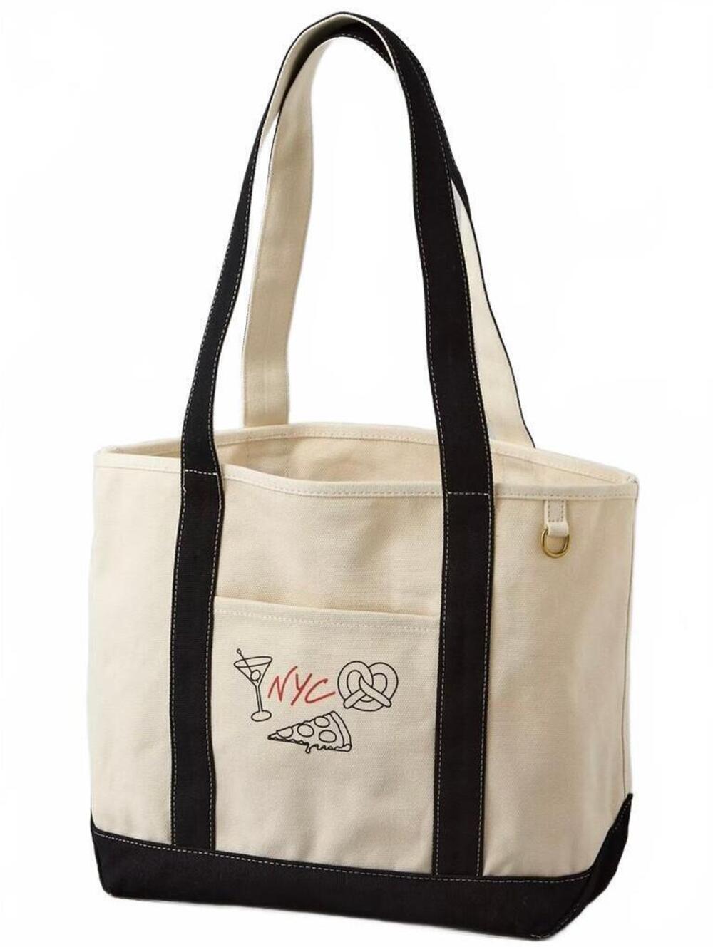 AE Off-Duty Girl Dinner Tote Bag American Eagle NWT Natural